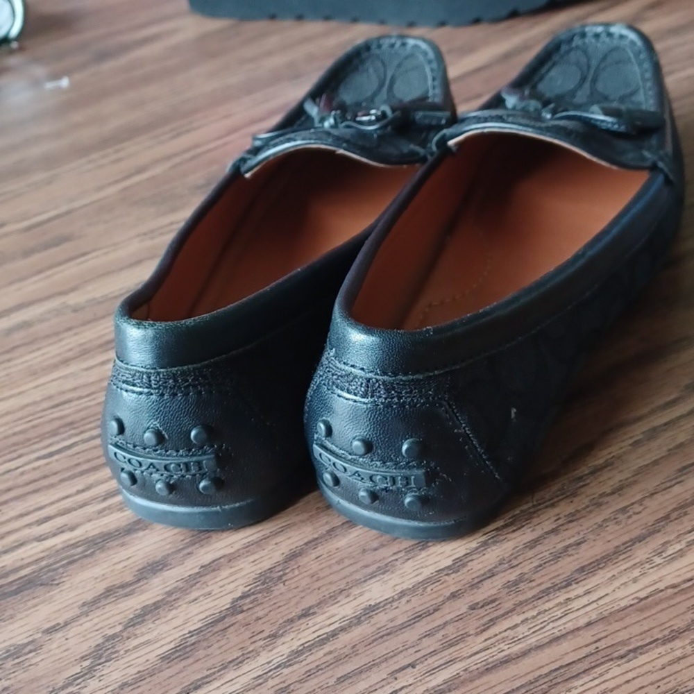 Coach Moira Sig Jacq Loafer - Color: Black/Coal-6.5B fits to size - Picture 3 of 8